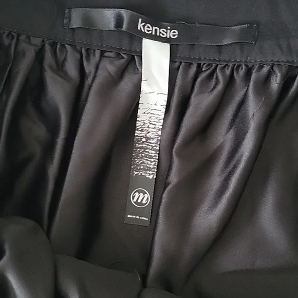 Kensie Bubble and Polka Dot Black and White Skirt - Picture 5 of 9